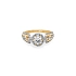 Gold Verlobungsring mit Zirkonen