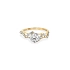 Gold Verlobungsring mit Zirkonen