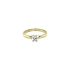 Verlobungsring aus Gold mit kubischem Zirkon