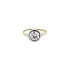 Verlobungsring aus Gold mit kubischem Zirkon