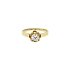 Goldring mit kubischem Zirkon