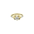 Goldring mit kubischem Zirkon