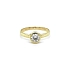 Gold Verlobungsring mit Zirkon