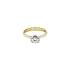 Verlobungsring aus Gold mit kubischem Zirkon
