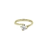 Gold Verlobungsring mit Zirkon
