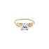 Gold Verlobungsring mit Zirkon