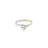 Verlobungsring mit Zirkon aus kombiniertem Gold