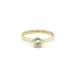 Gold Verlobungsring mit Zirkon