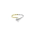 Verlobungsring mit kubischem Zirkon in Gold