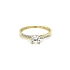 Gold Verlobungsring mit Zirkonen