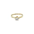 Verlobungsring aus Gold mit kubischem Zirkon