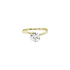 Verlobungsring aus Gold mit kubischem Zirkon