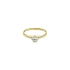 Verlobungsring aus Gold mit kubischem Zirkon