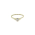 Verlobungsring aus Gold mit kubischem Zirkon