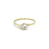 Gold Verlobungsring mit Zirkon