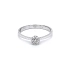 Ring mit Zirkonen aus Weißgold