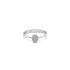 Ring mit Zirkonen aus Weißgold