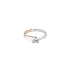 Verlobungsring mit Zirkon aus kombiniertem Gold
