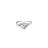Ring mit Zirkonen aus Weißgold