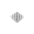 Goldring mit Zirkonen