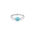 Goldener Ring mit Quarz