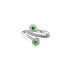 Goldring mit Zirkonen