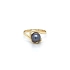 Goldring Schwarze Perle