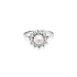 Goldring mit Perle und Zirkonen