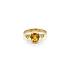 Goldring mit gelbem Stein