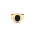 Goldring mit Onyx