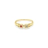 Goldring mit farbigen Steinen