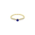 Goldring mit farbigen Zirkonen