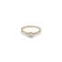 Gold Verlobungsring mit Zirkon