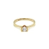 Gold Verlobungsring mit Zirkon