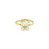 Goldener Baby Ring Hello Kitty