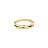 Goldring mit schwarzen Zirkonen