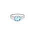 Goldring mit blauem Quarz