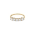 Goldring mit Zirkonen