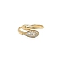 Goldring mit Zirkonen