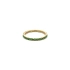 Goldener Ewigkeitsring mit grünen Steinen