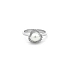 Goldring mit Perle und Zirkonen