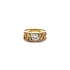 Goldring mit Zirkonen