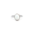 Ring mit Opal aus Weißgold