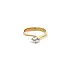 Gold Verlobungsring mit Zirkon