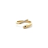Goldring mit Zirkonen