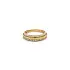 Goldring mit Zirkonen