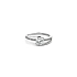 Ring mit Zirkonen aus Weißgold