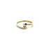 Gold Verlobungsring mit Zirkon