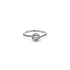 Ring mit Zirkonen aus Weißgold