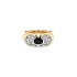 Goldring mit Zirkonen